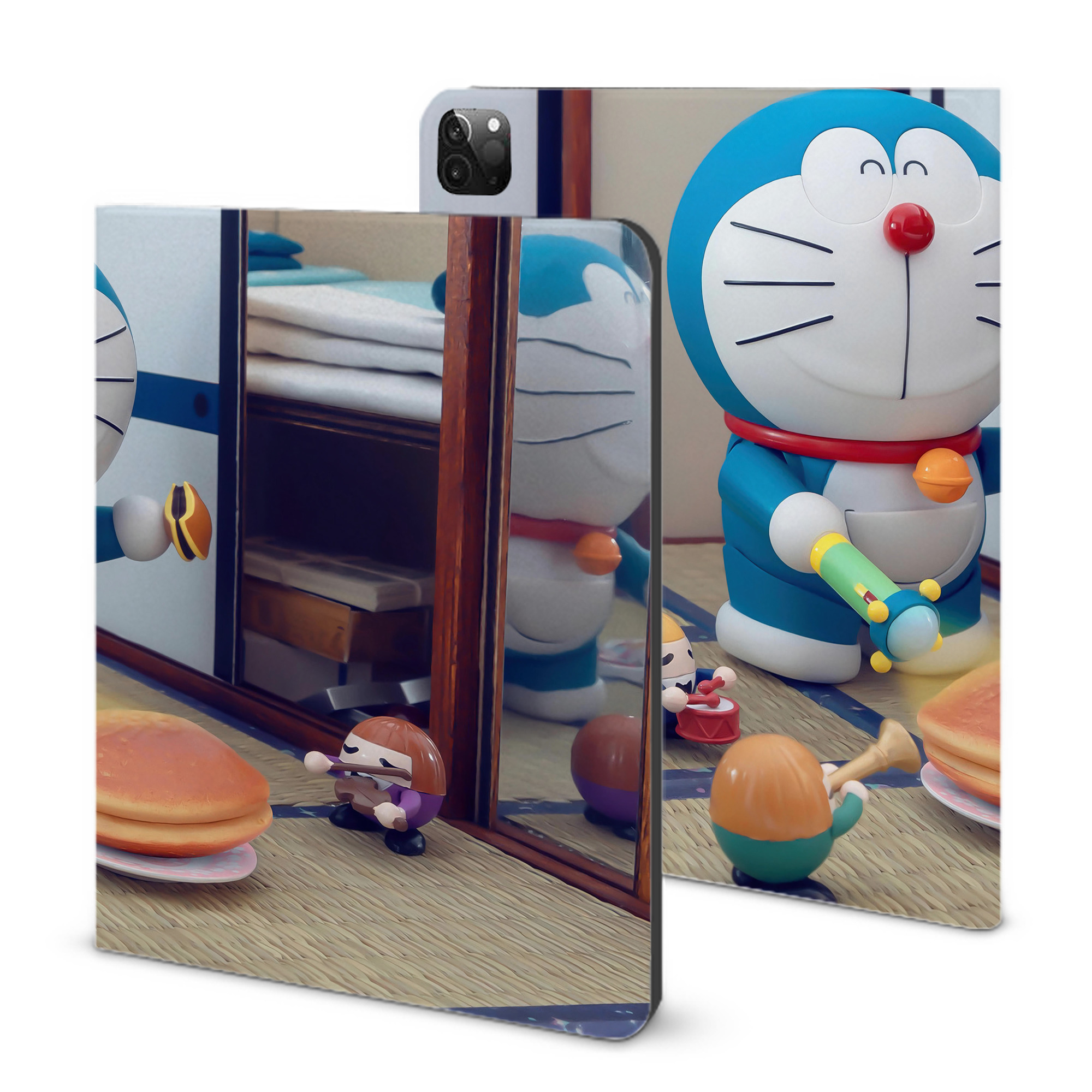 （画像用） ドラえもん Doraemon IPadケース ペンホルダー付き ブックスタイルデザイン